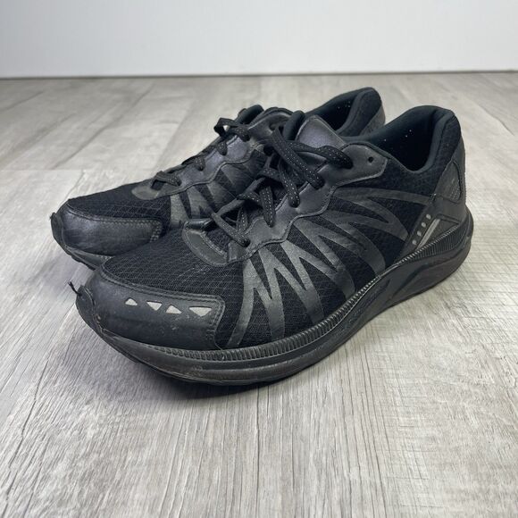 SAS Shoes Mission One M Black Athletic Sneakers Vibram Size 10.5 EE Wide Gym D - Picture 1 of 10